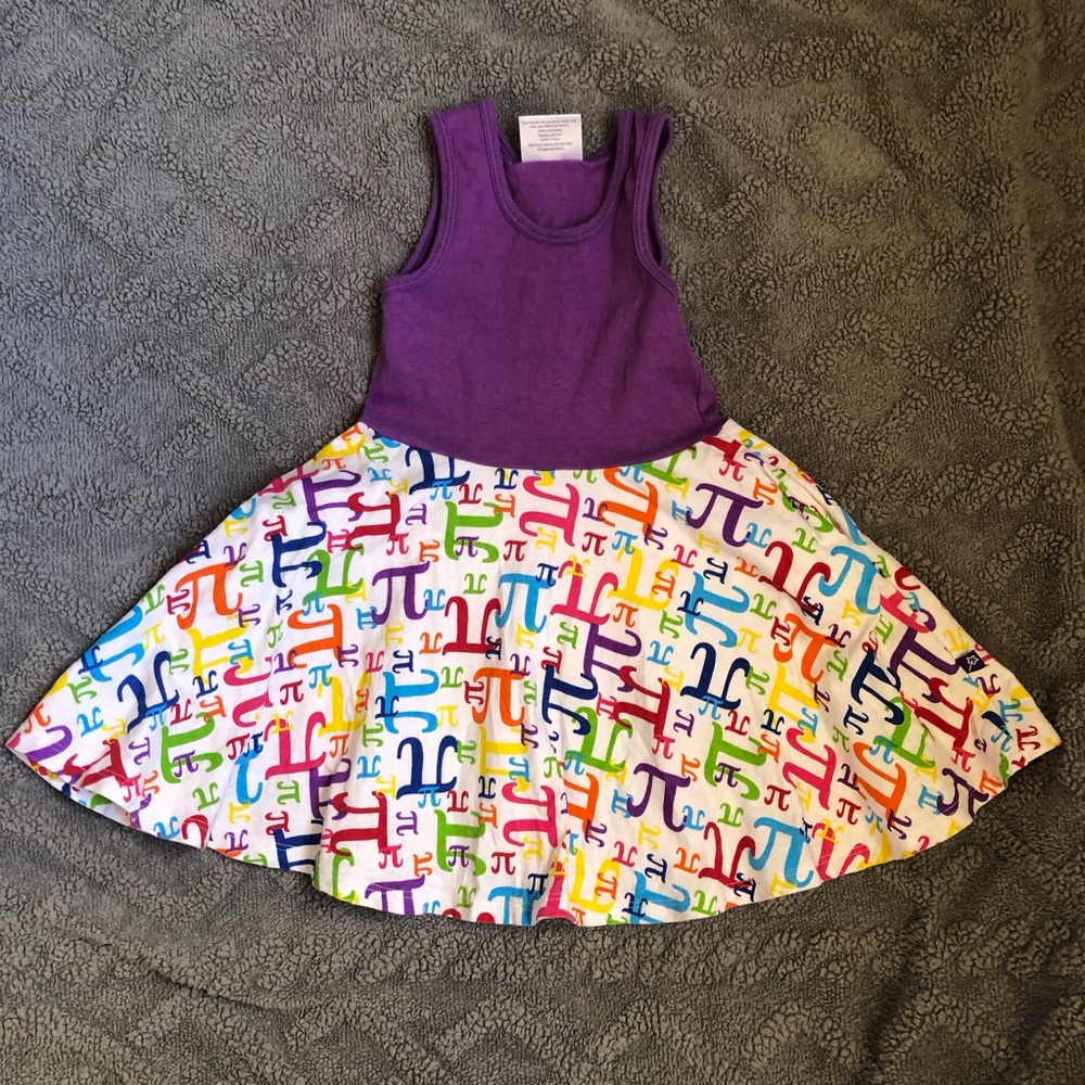 Princess Awesome Pi twirl dress